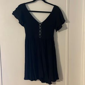 Little black tie dress